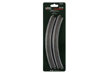 KATO-Lemke K20-120 - N - Gleis, gebogen, R 315 mm 45° (4 Stück)